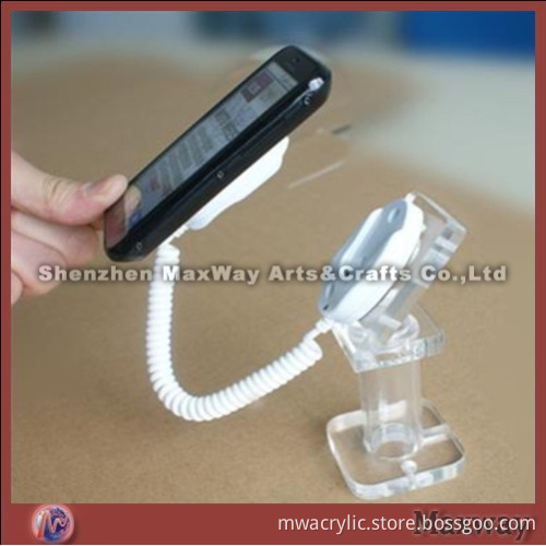 Elegant Personnalit Acrylic Mobile Phone/Cell Phone /MP3/ Digital Camera Security Display Stand/Hold